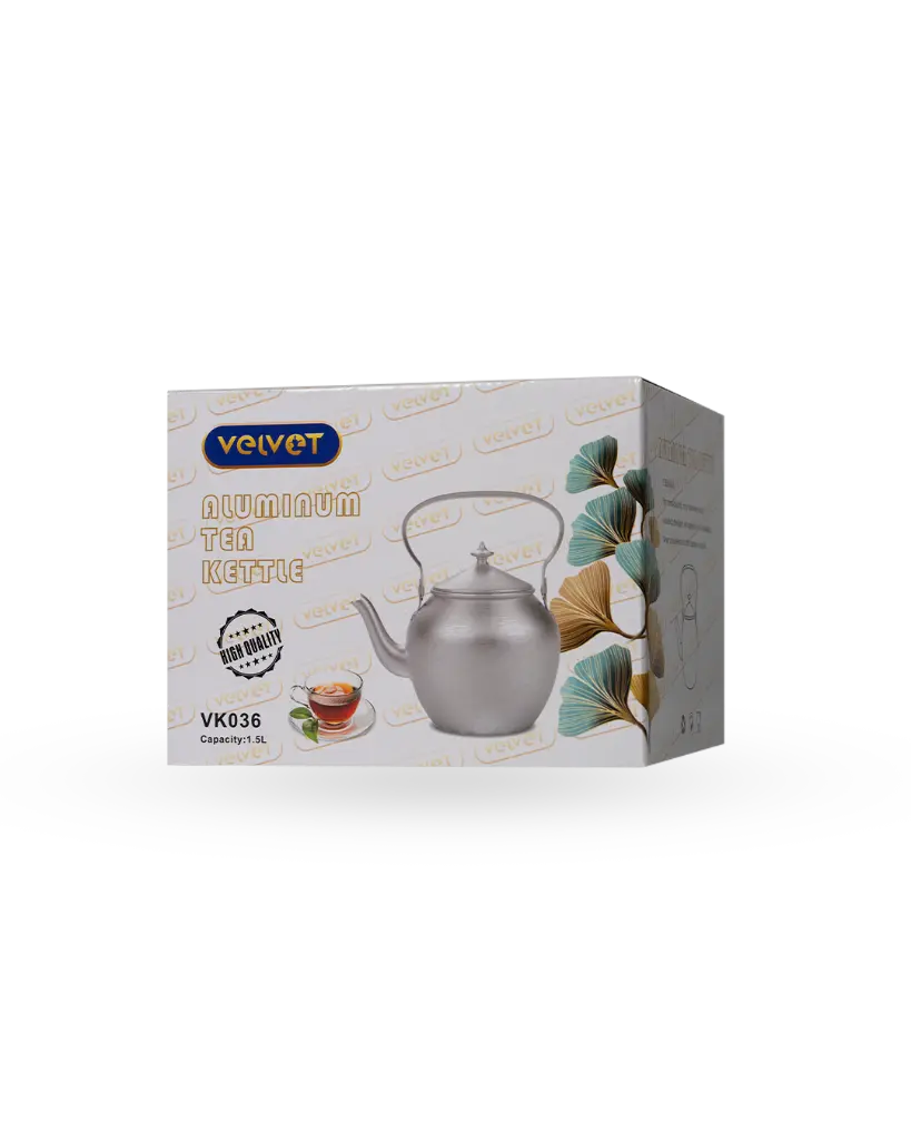 Ghaith shops - Aluminum tea kettle - Size 1.5 L - 2
