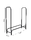 ghaith shops Fire wood rack - medium size.webp