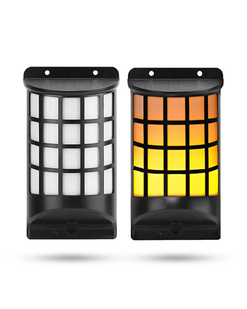 Ghaith shops -Solar Flame wall Outdoor Lights .webp