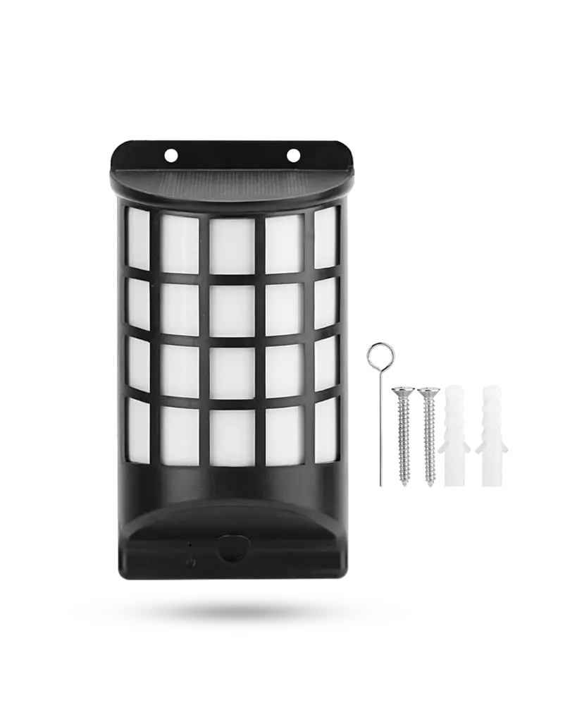 Ghaith shops -Solar Flame wall Outdoor Lights - with includs.webp