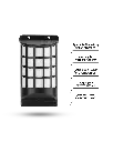 Ghaith shops -Solar Flame wall Outdoor Lights - features.webp