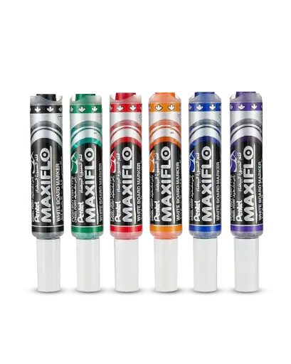 Maxiflo White Board Marker 6pcs
