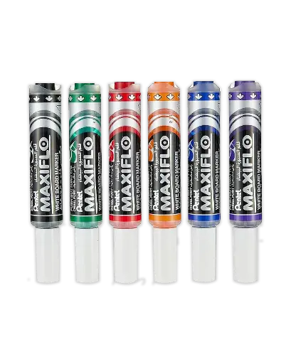 Maxiflo White Board Marker 6pcs
