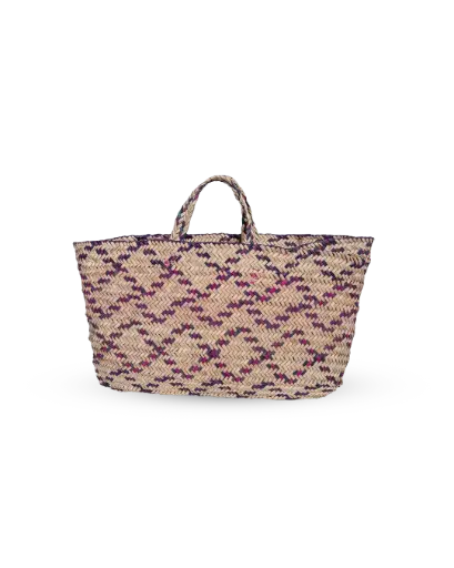 Handmade Palm Frond Bag with Traditional Design