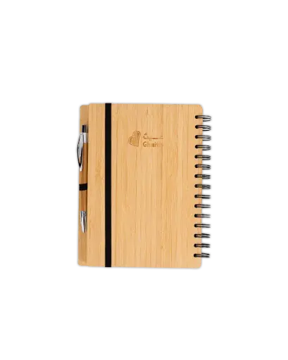 Bamboo Notebook with Pen 