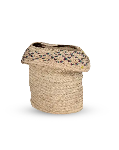  Handmade Cylindrical Basket